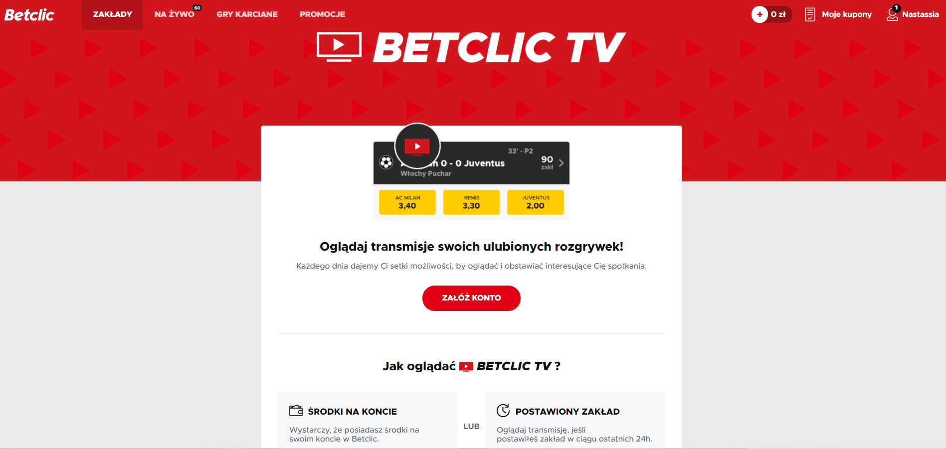 Jak działa Betclic TV?