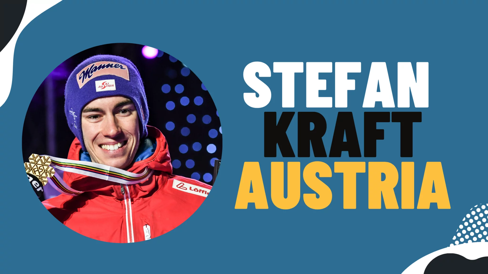Faworyt skoków narciarskich Stefan Kraft (Austria)
