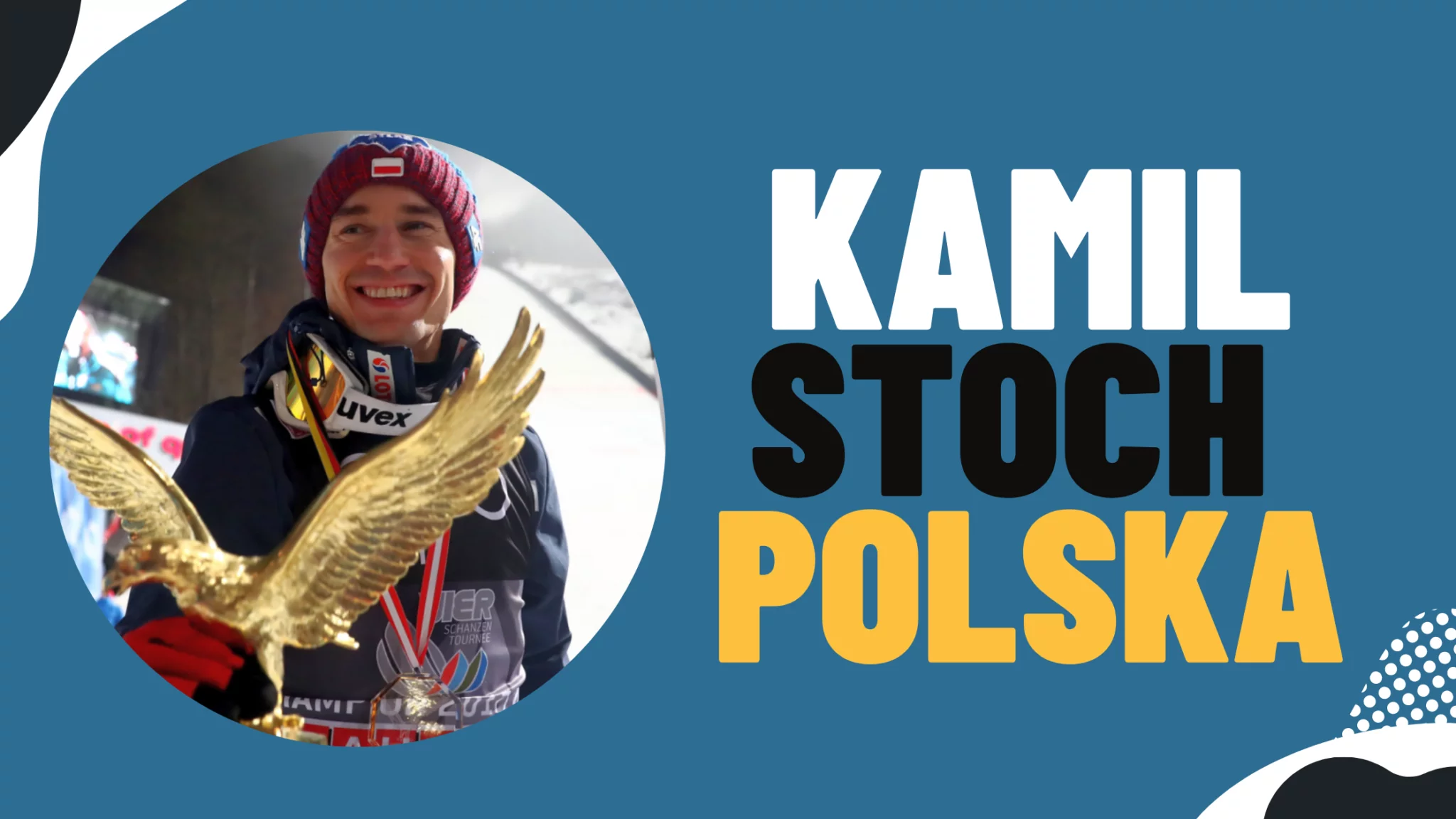 Faworyt skoków narciarskich Kamil Stoch (Polska)
