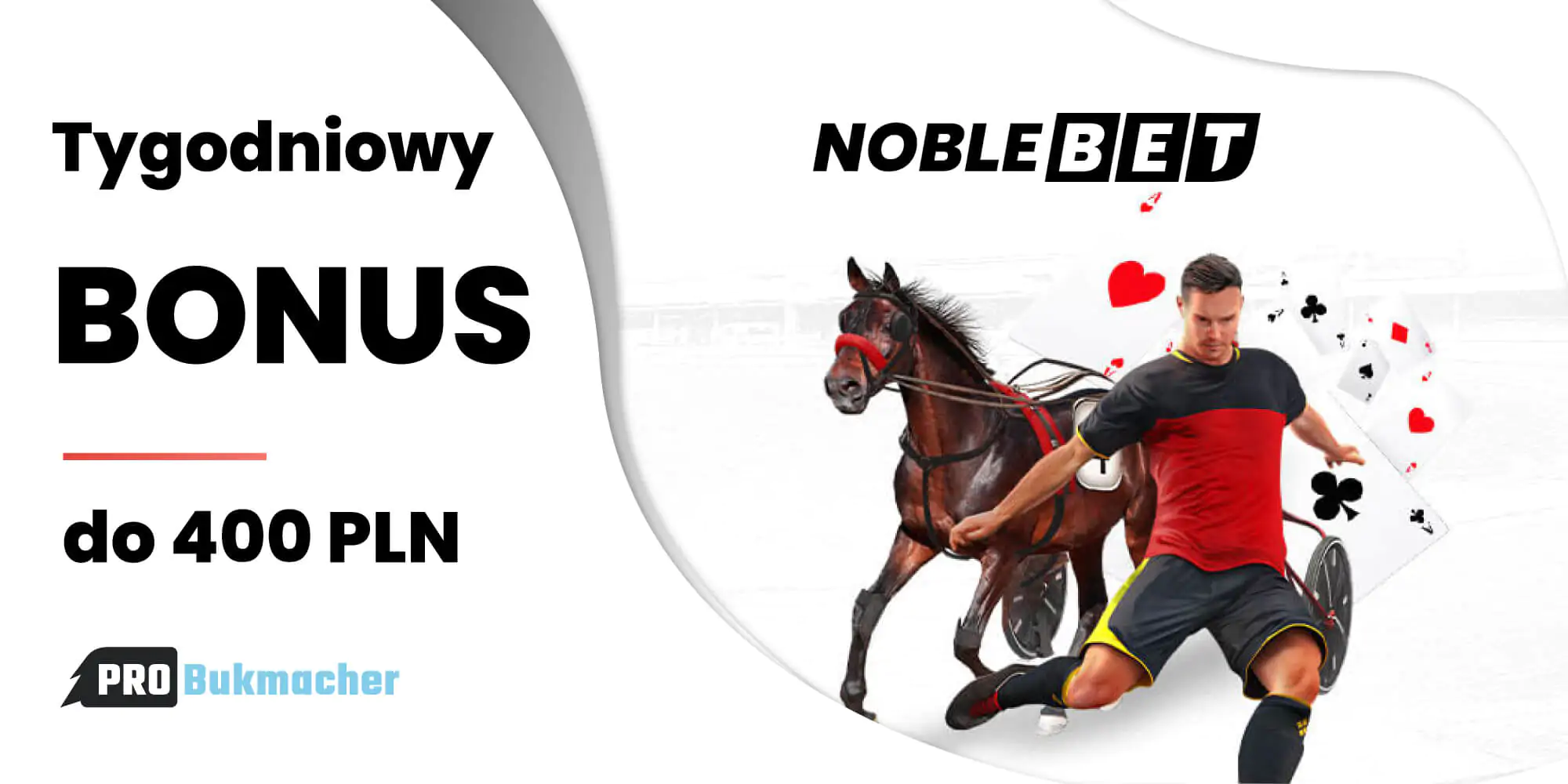 Noblebet - tygodniowy bonus na wirtuale i gry do 400 PLN