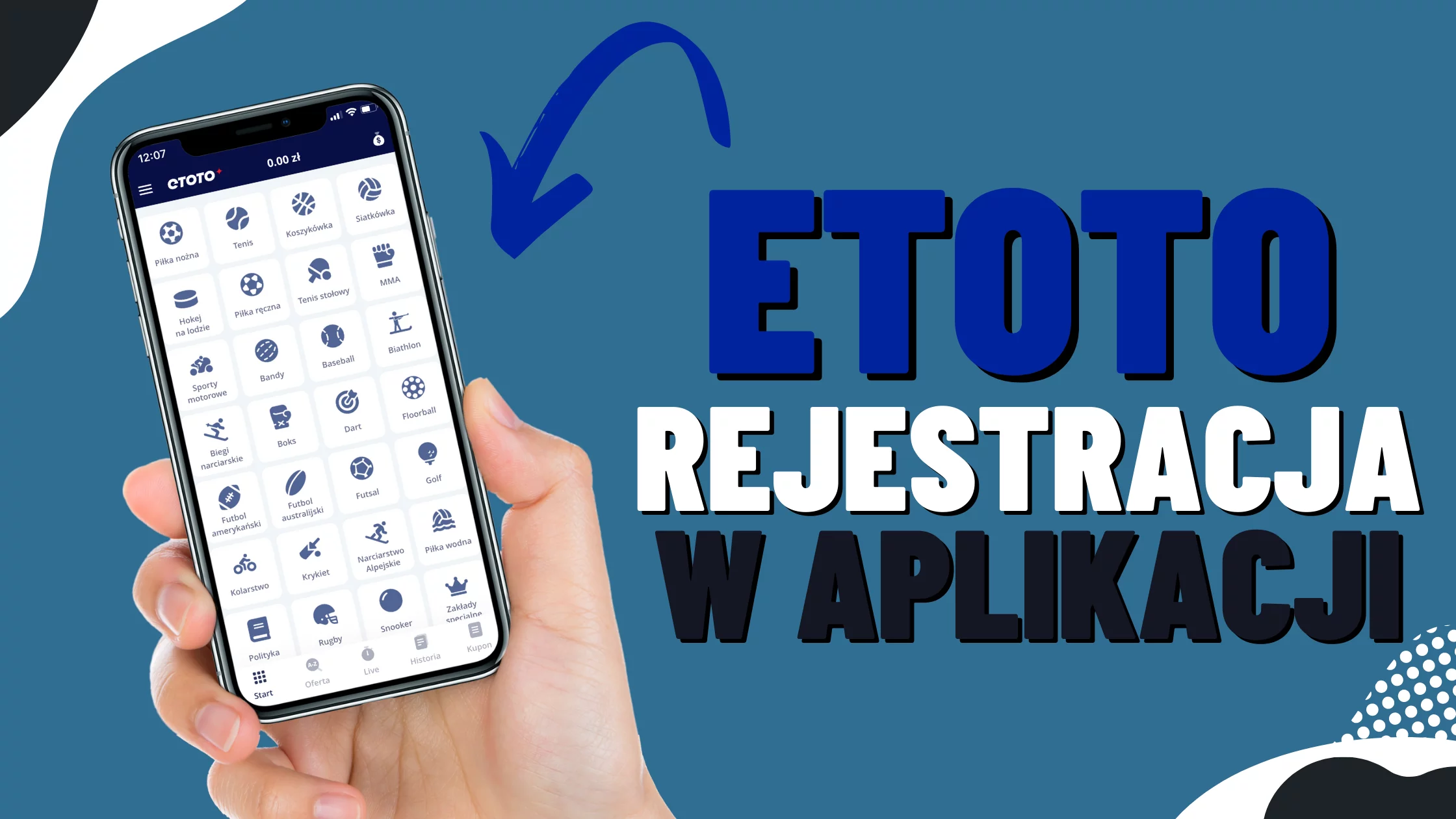 ETOTO rejestracja – aplikacja mobilna
