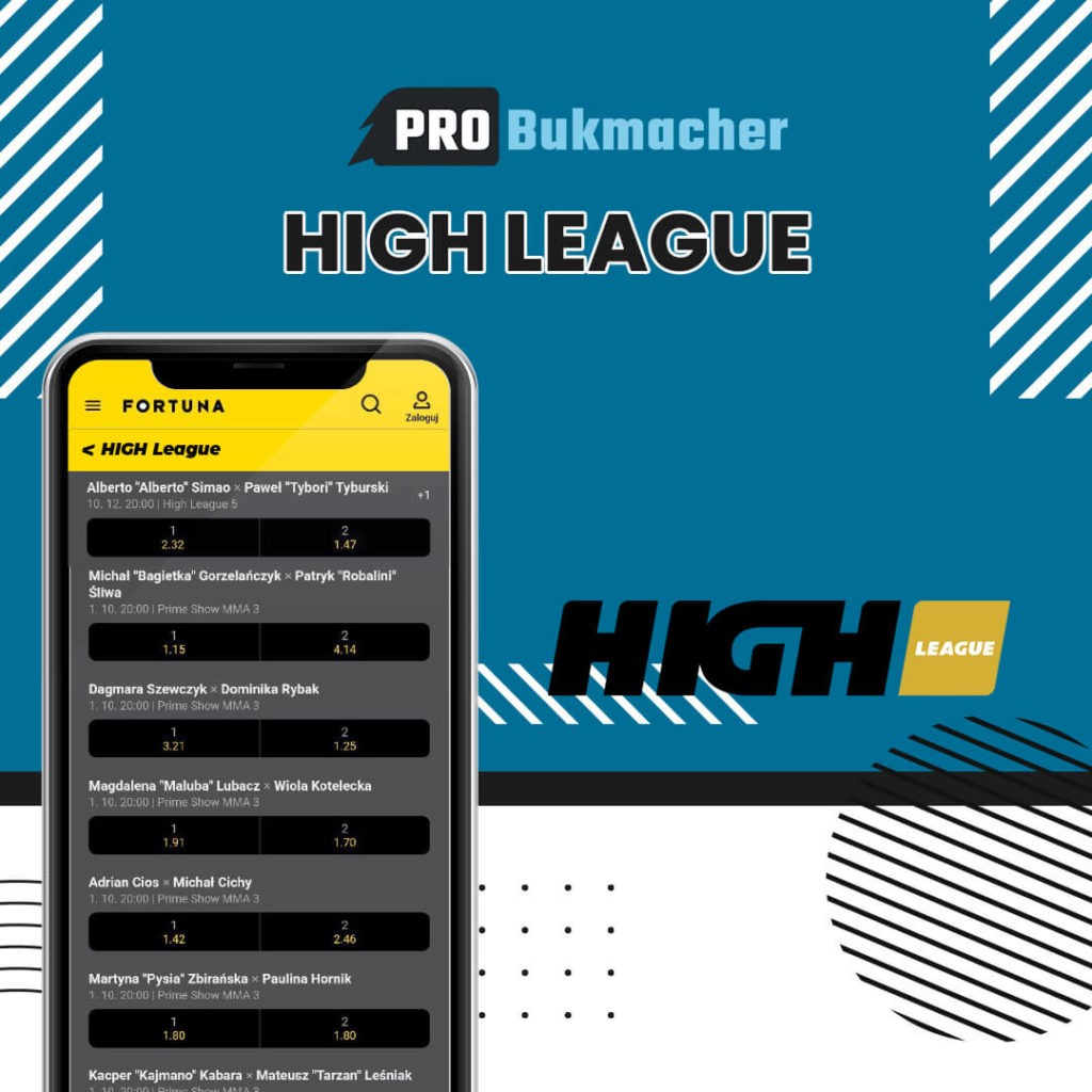 Zakłady bukmacherskie na High League - Probukmacher