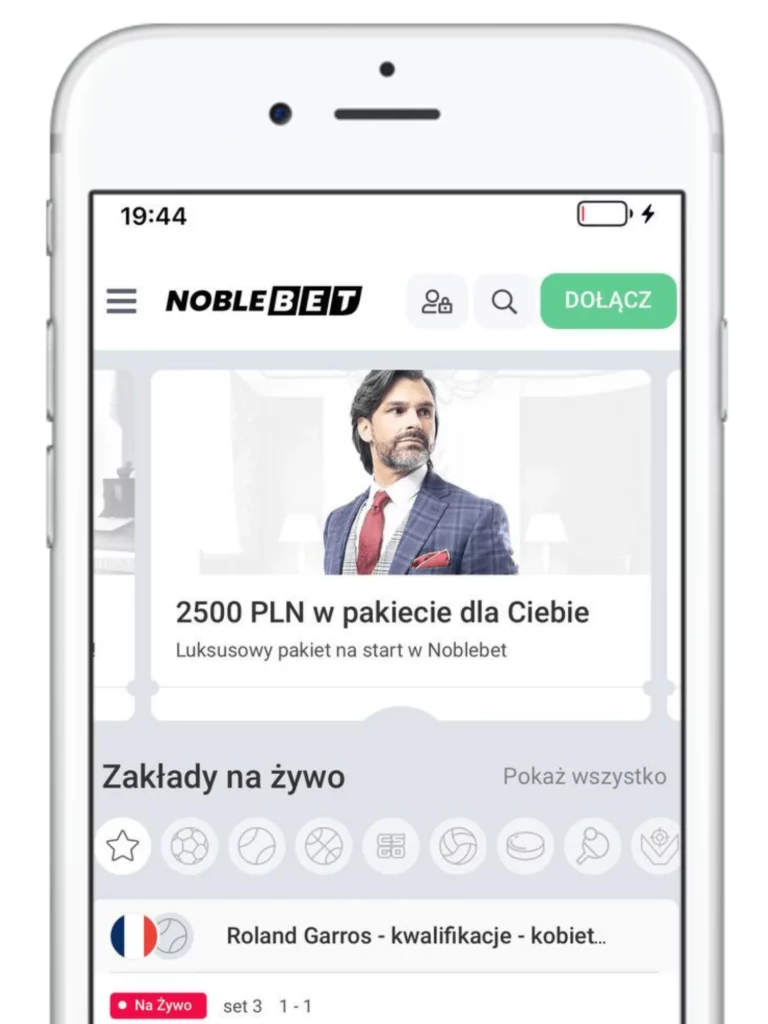Noblebet aplikacja mobilna - Jak zainstalować na telefon?