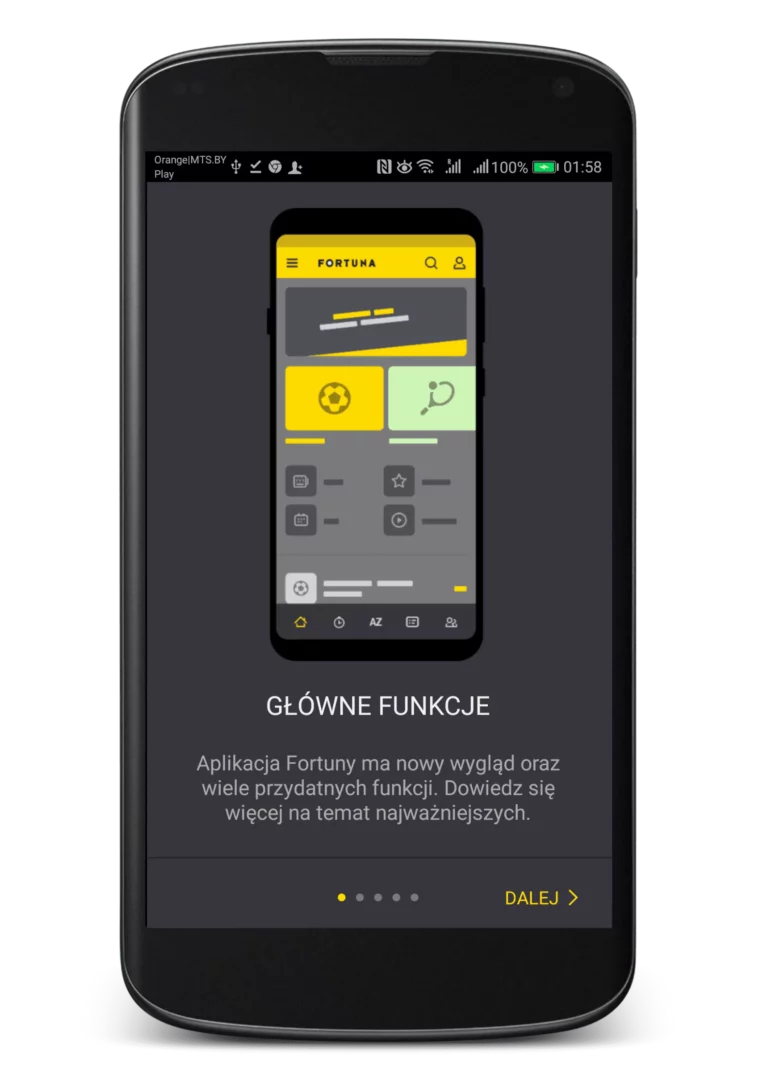 Jak zainstalowac apkę Fortuna na Android krok 8 - instrukcja dla aplikacji
