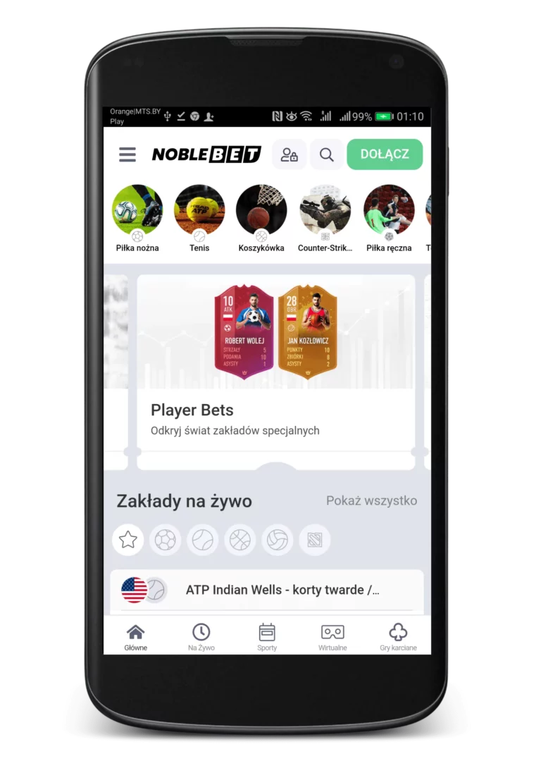 Jak zainstalować apkę Noblebet na Android krok 7 - aplikacja noblebet w twoim smartfonie