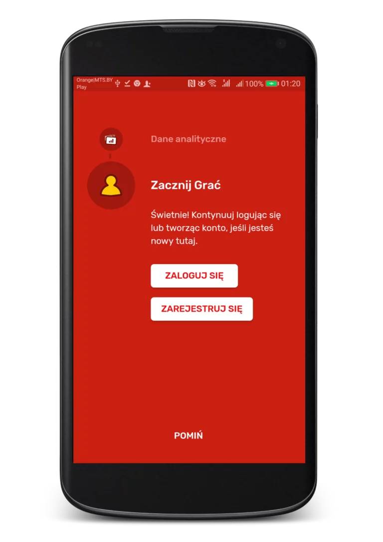 Jak zainstalować apkę Superbet na Android krok 9 - logowanie do aplikacji 2