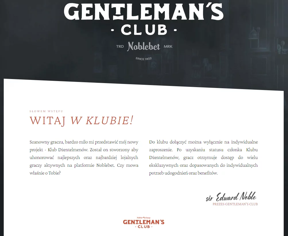Gentleman’s Club Noblebet