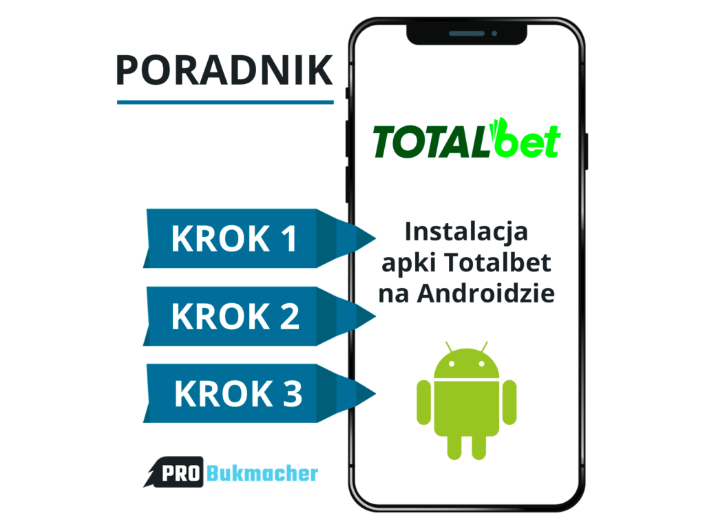 Poradnik - Instalacja apki Totalbet na Androidzie - Probukmacher